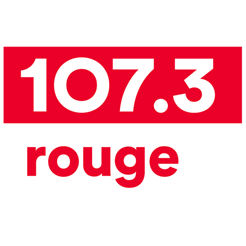 Rouge fm 107.3 Montréal logo