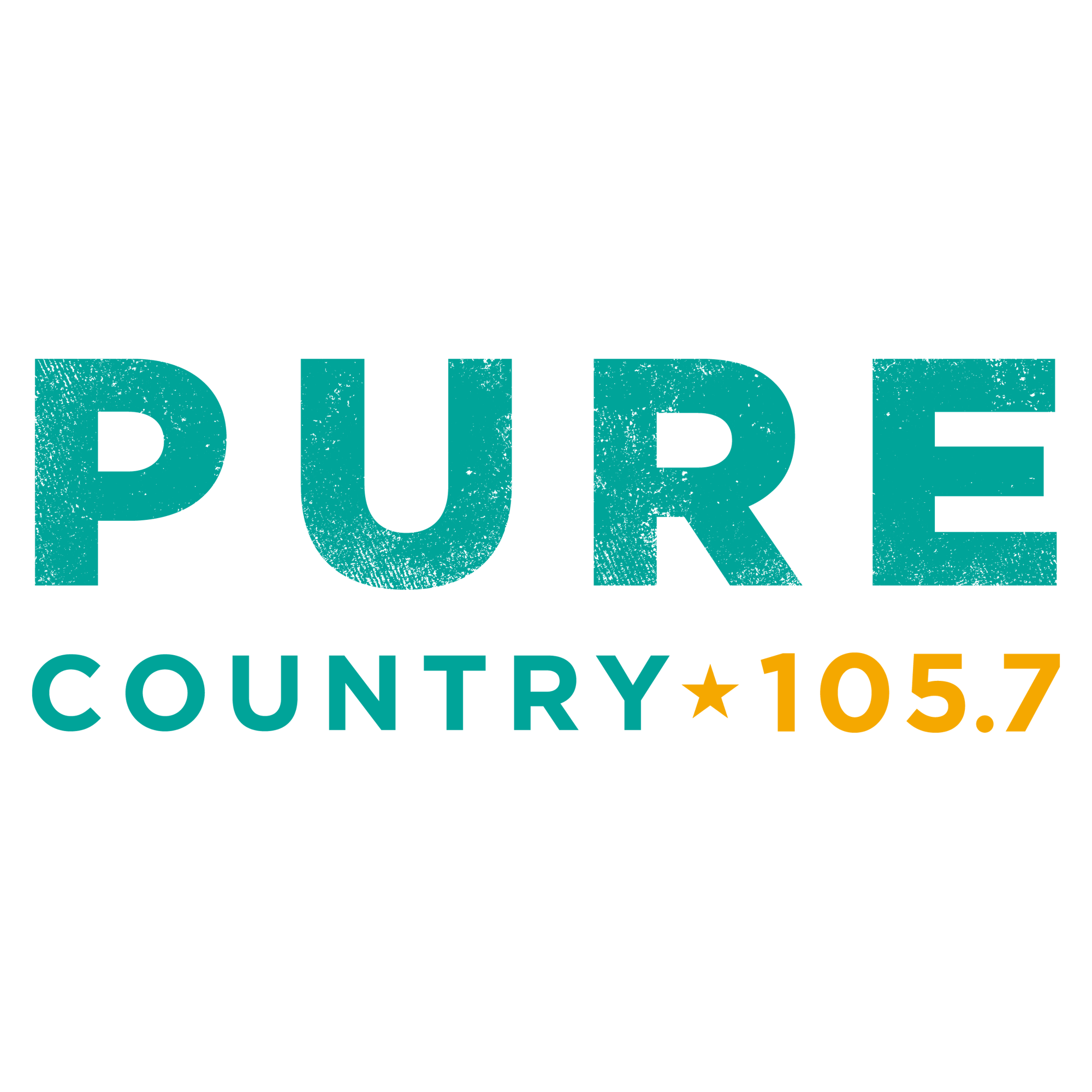 Pure Country 105.7 logo