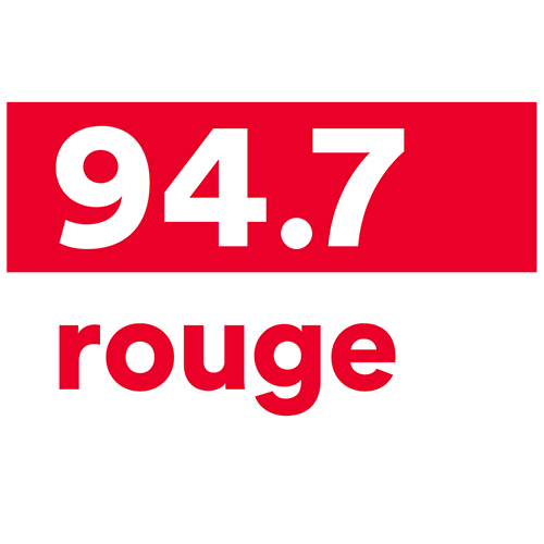 Rouge fm 94.7 Mauricie logo