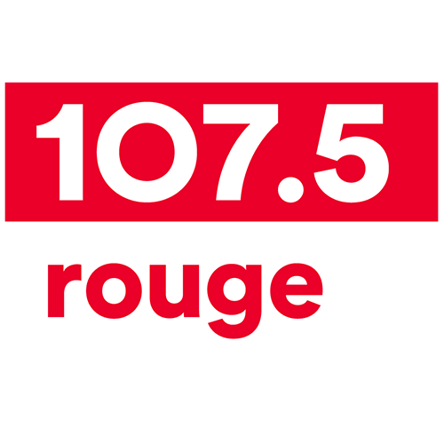 Rouge fm 107.5 Québec logo
