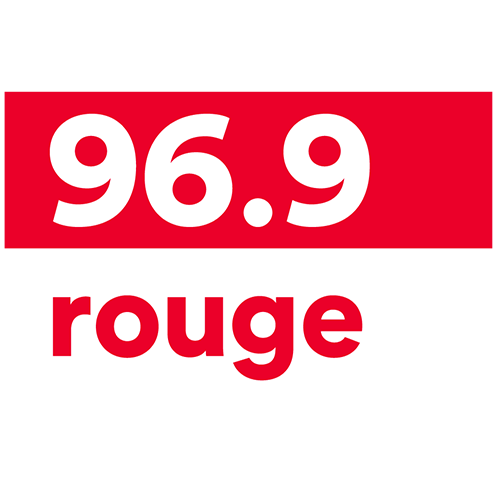 Rouge fm 96.9 Saguenay logo