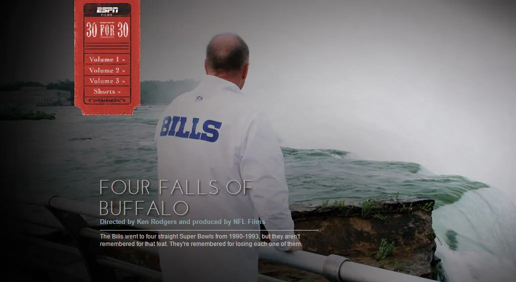 Image for the TSN Premieres ESPN Films’ Highly Anticipated 30 FOR 30: FOUR FALLS OF BUFFALO on December 18 press release