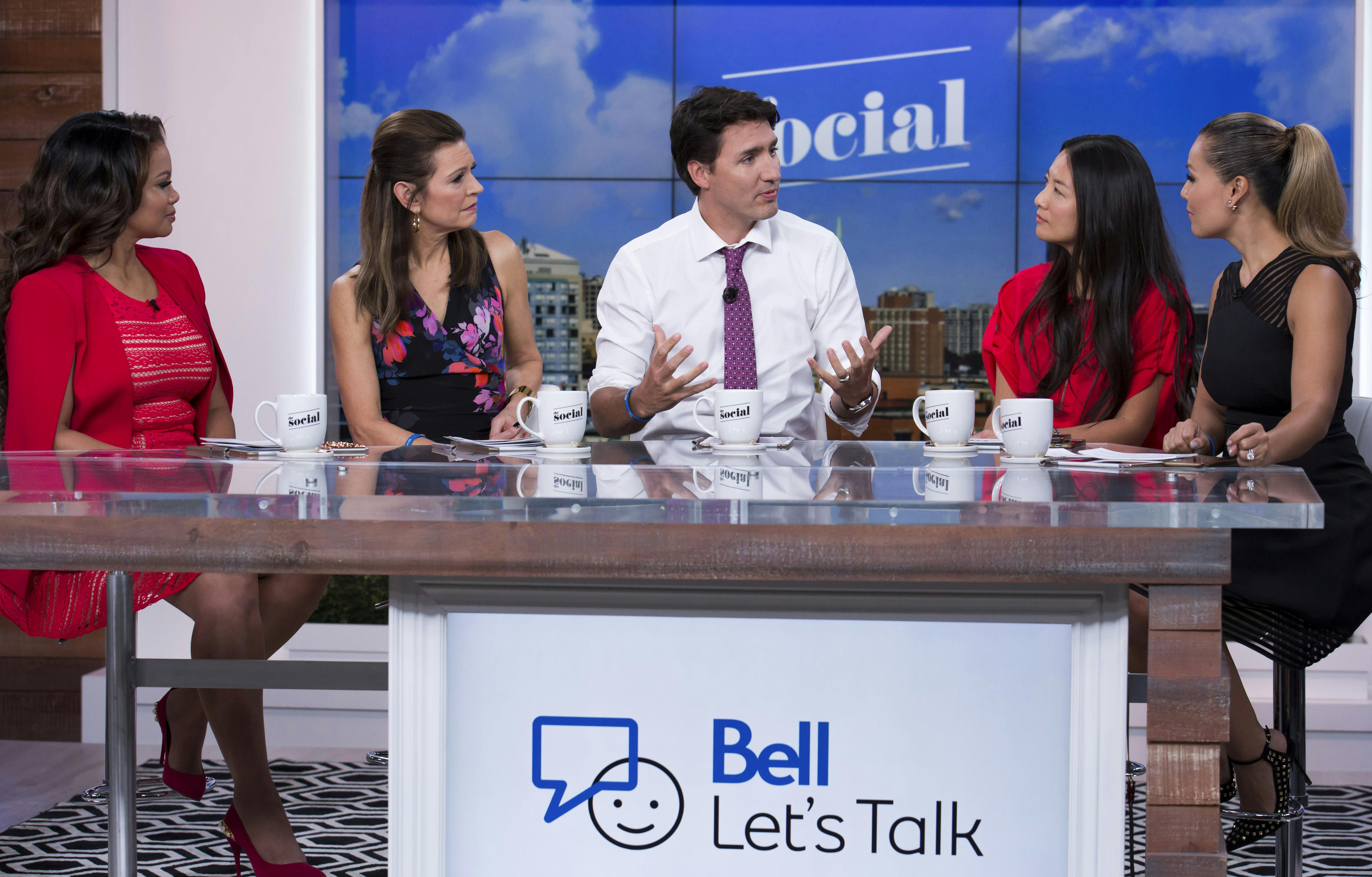Image for the Prime Minister Justin Trudeau Becomes Part of the Conversation with THE PRIME MINISTER @ THE SOCIAL: A BELL LET’S TALK DAY SPECIAL, Airing Jan. 27 on CTV press release