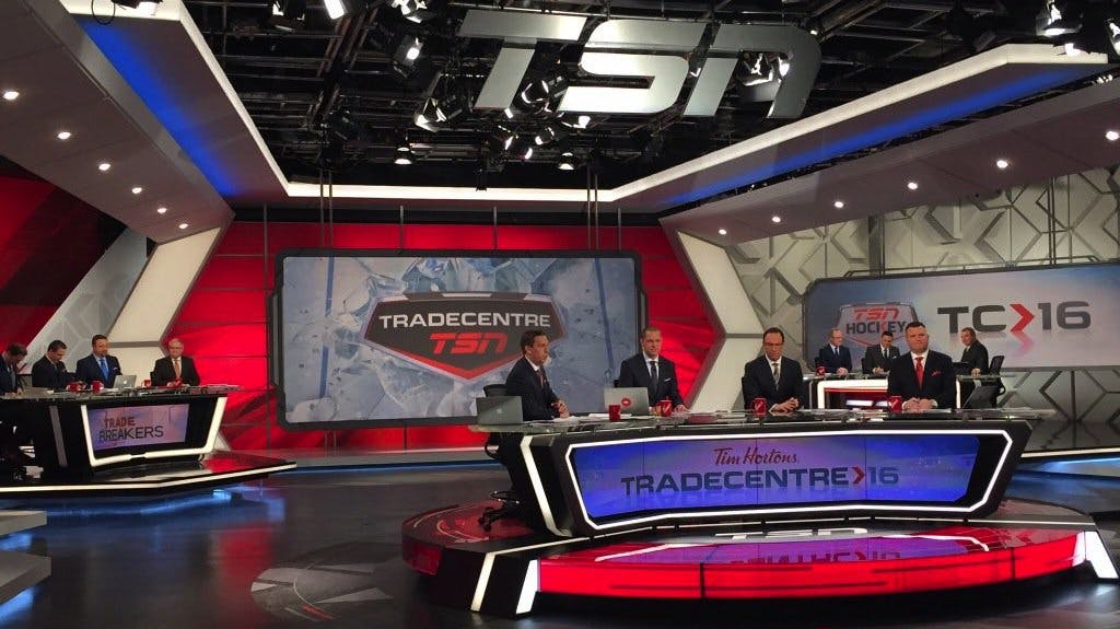 Image for the TSN’s TRADECENTRE is Once Again Canada’s #1 Source for Trade Deadline Day Coverage press release