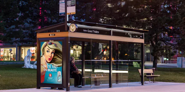 Image for the Astral Out of Home to Install 20 Digital Faces on Québec City’s Réseau de Transport de la Capitale Transit Shelters press release
