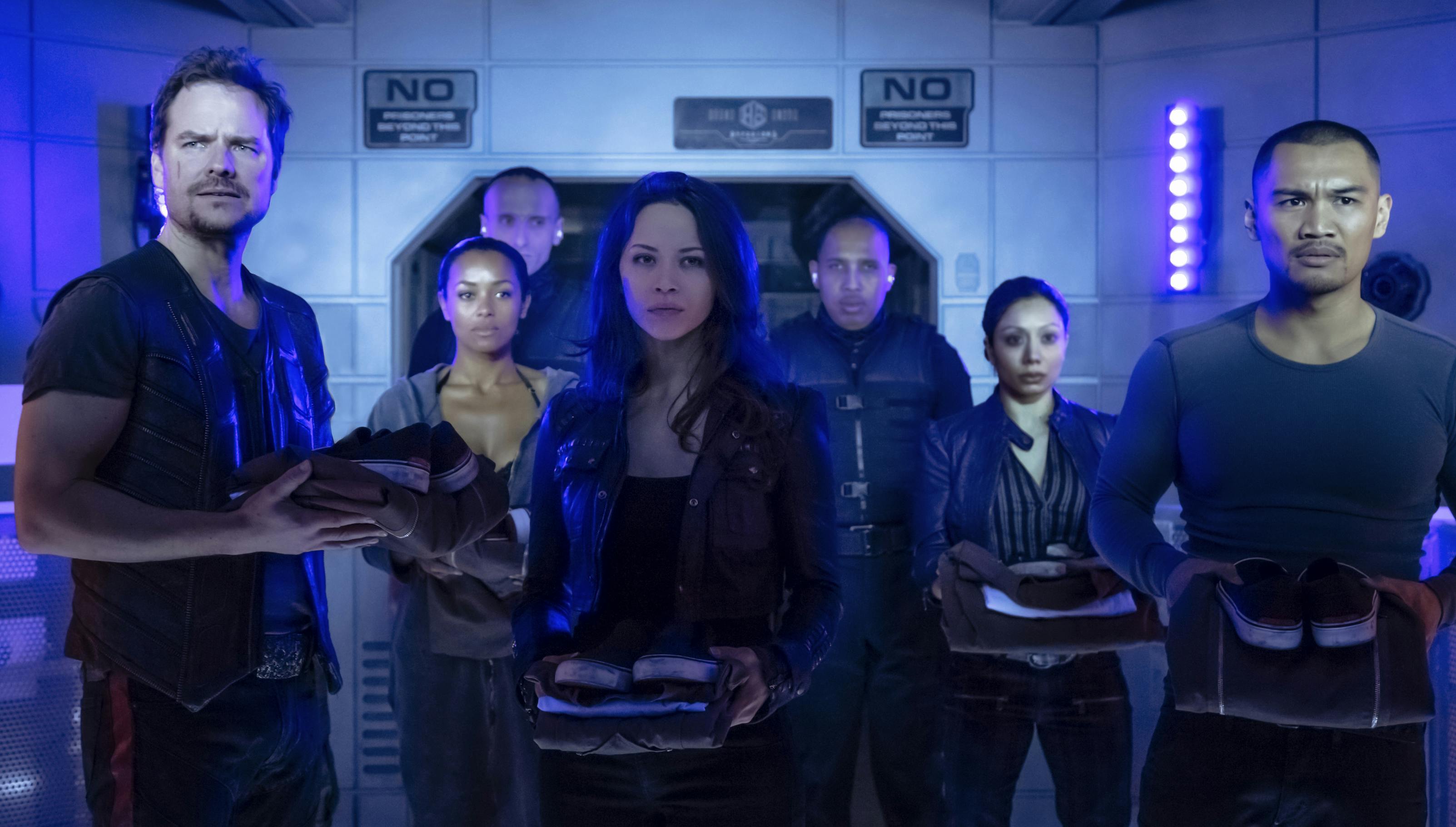 Image for the Six, Five, Four, Three, Two, One, Android! Smash Hit Series DARK MATTER Returns July 1, Exclusively on Space press release