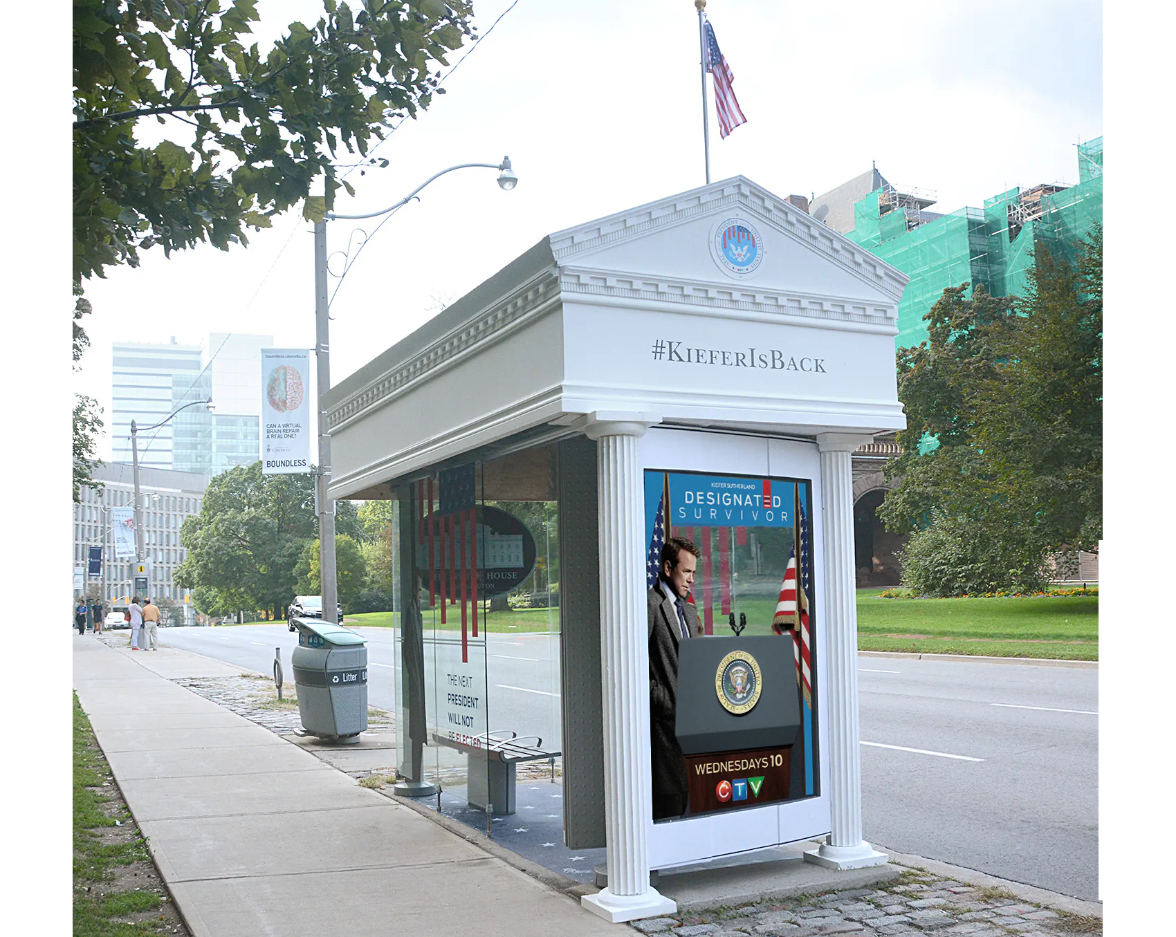 Image for the CTV’s DESIGNATED SURVIVOR Gets Presidential Treatment with Innovative Campaign on Astral Out of Home’s Toronto Network press release