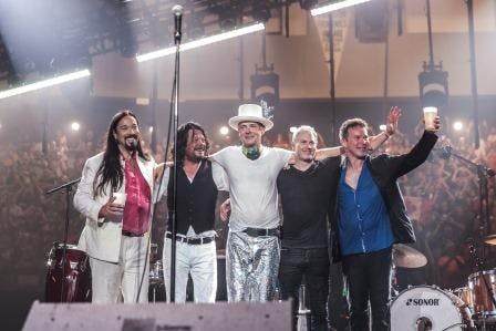 Image for the Five Musicians, 15 Dates, 90 Songs, Millions of Fans, One Unforgettable Summer. The Tragically Hip’s Historic Tour Immortalized in New Documentary from Bell Media press release