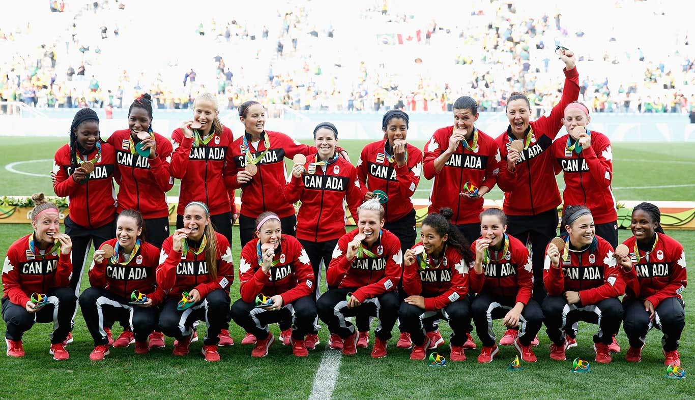 Image for the TSN Delivers Canada’s Women’s National Soccer Team’s BRONZE MEDAL CELEBRATION MATCH, February 4 press release