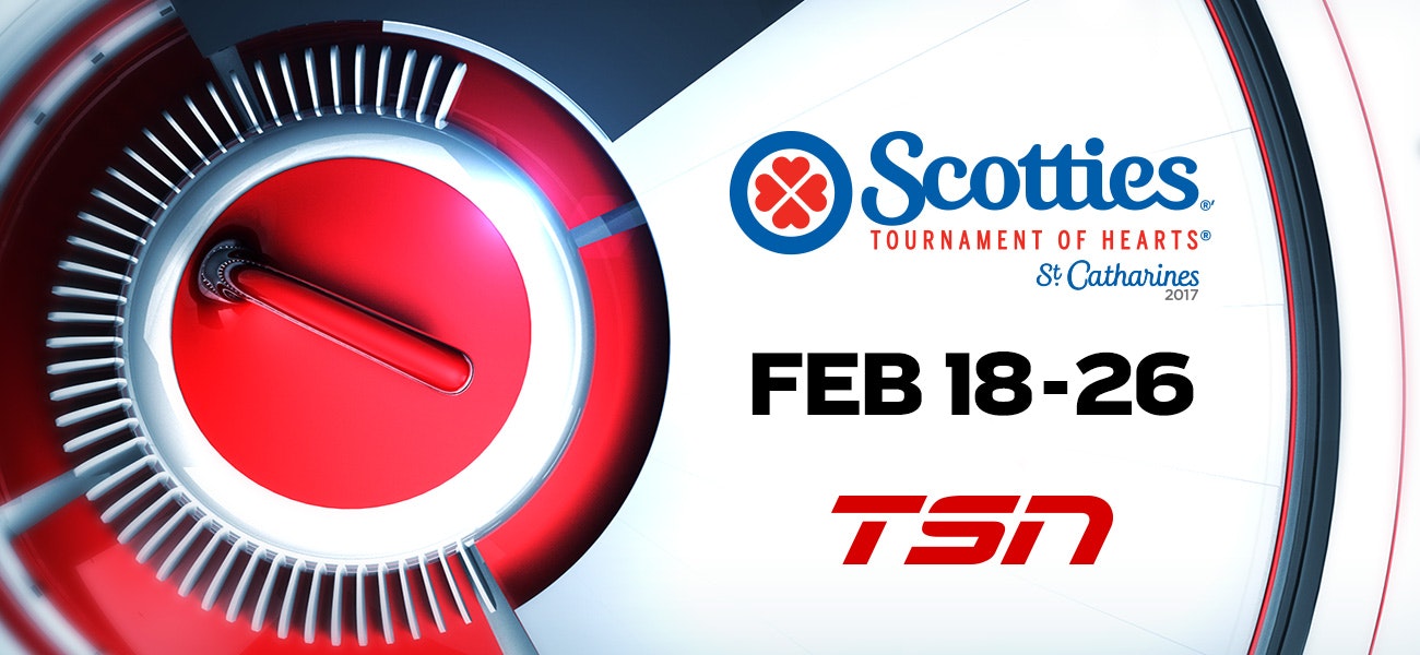 TSN Delivers Sweeping Coverage of the 2017 SCOTTIES TOURNAMENT OF HEARTS, Beginning this Saturday, February 18