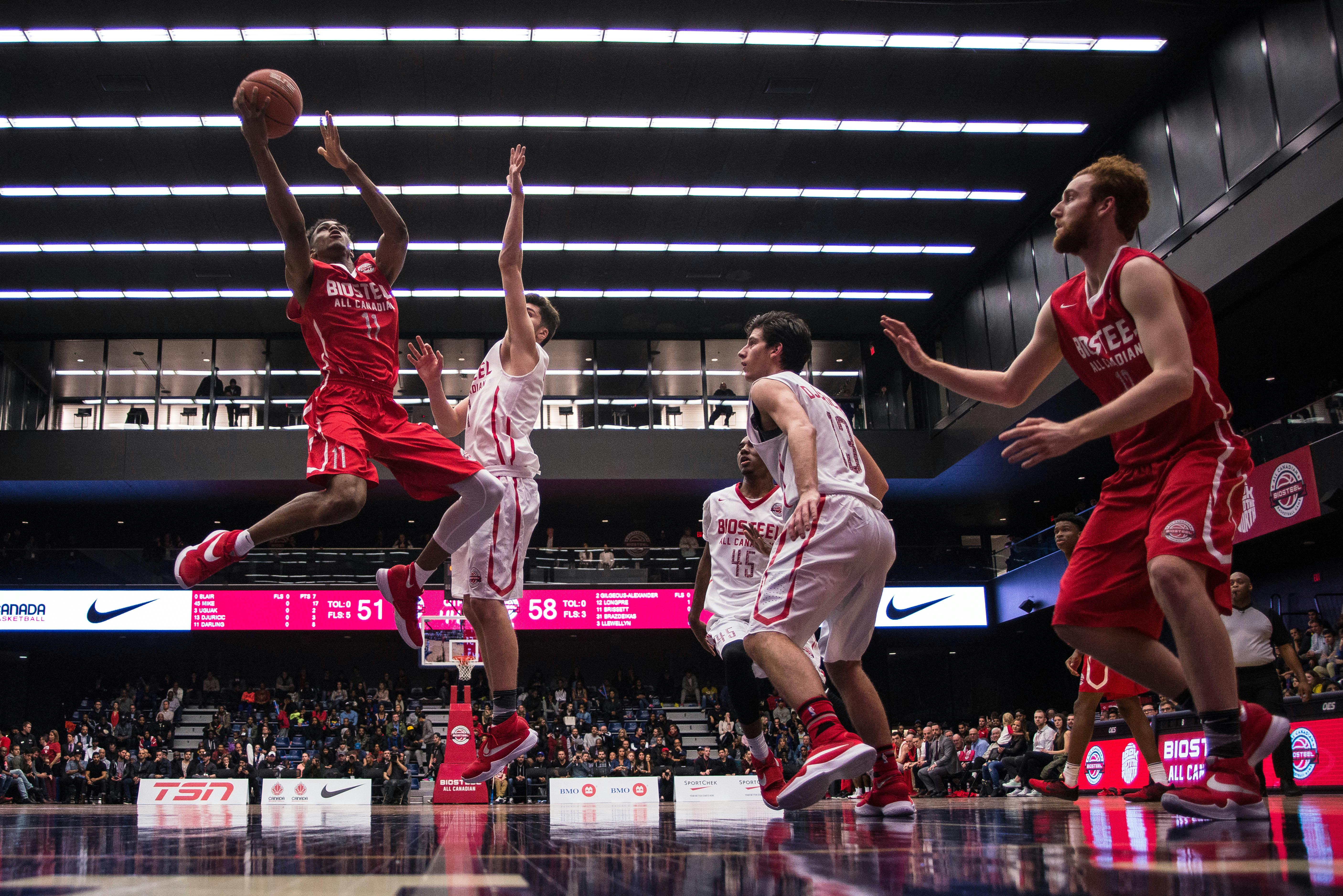 Image for the Third Annual BIOSTEEL ALL CANADIAN BASKETBALL GAME Tips Off April 10, Exclusively on TSN press release