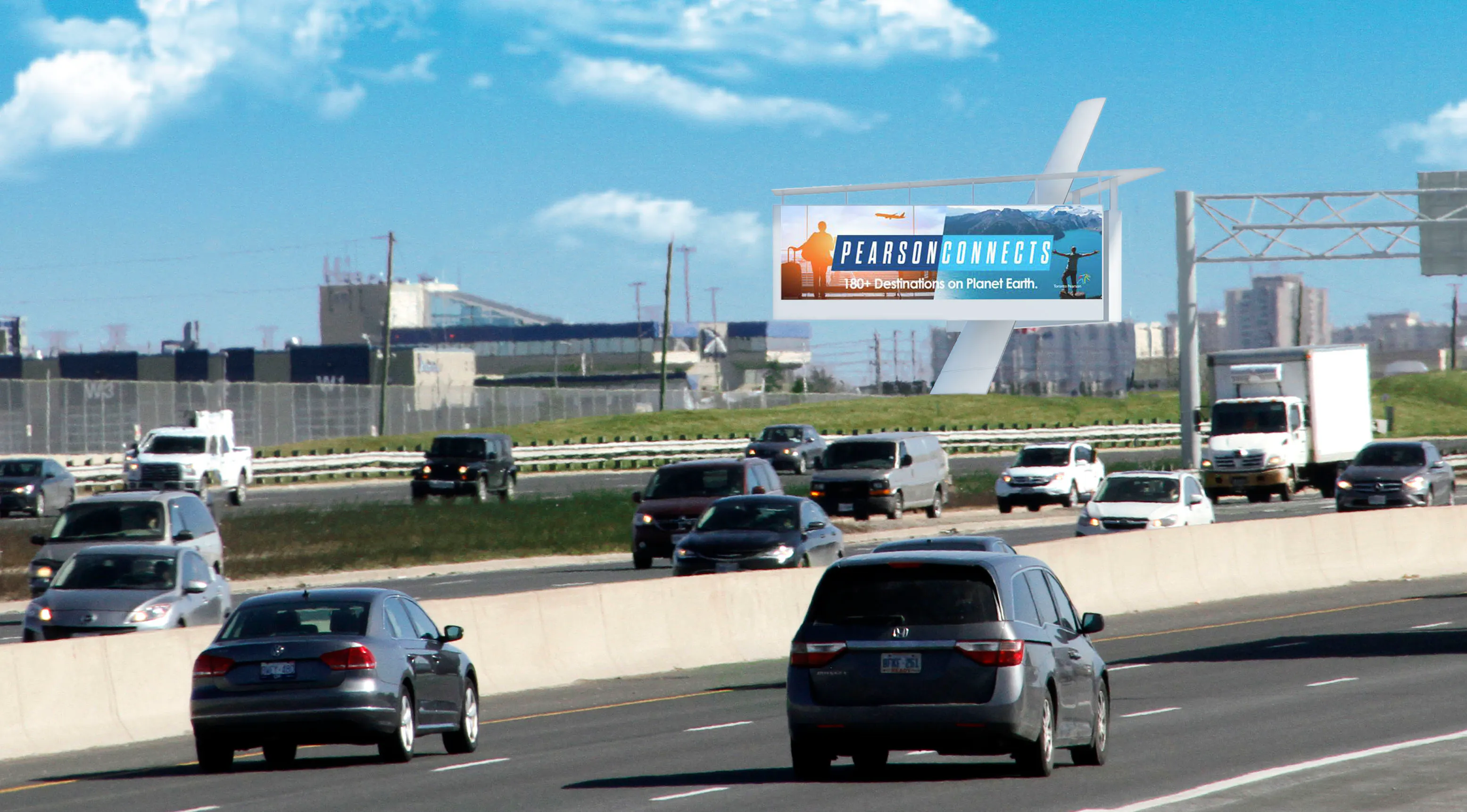 Image for the Toronto Pearson International Airport and Astral Out of Home Unveil Two New Digital Structures press release