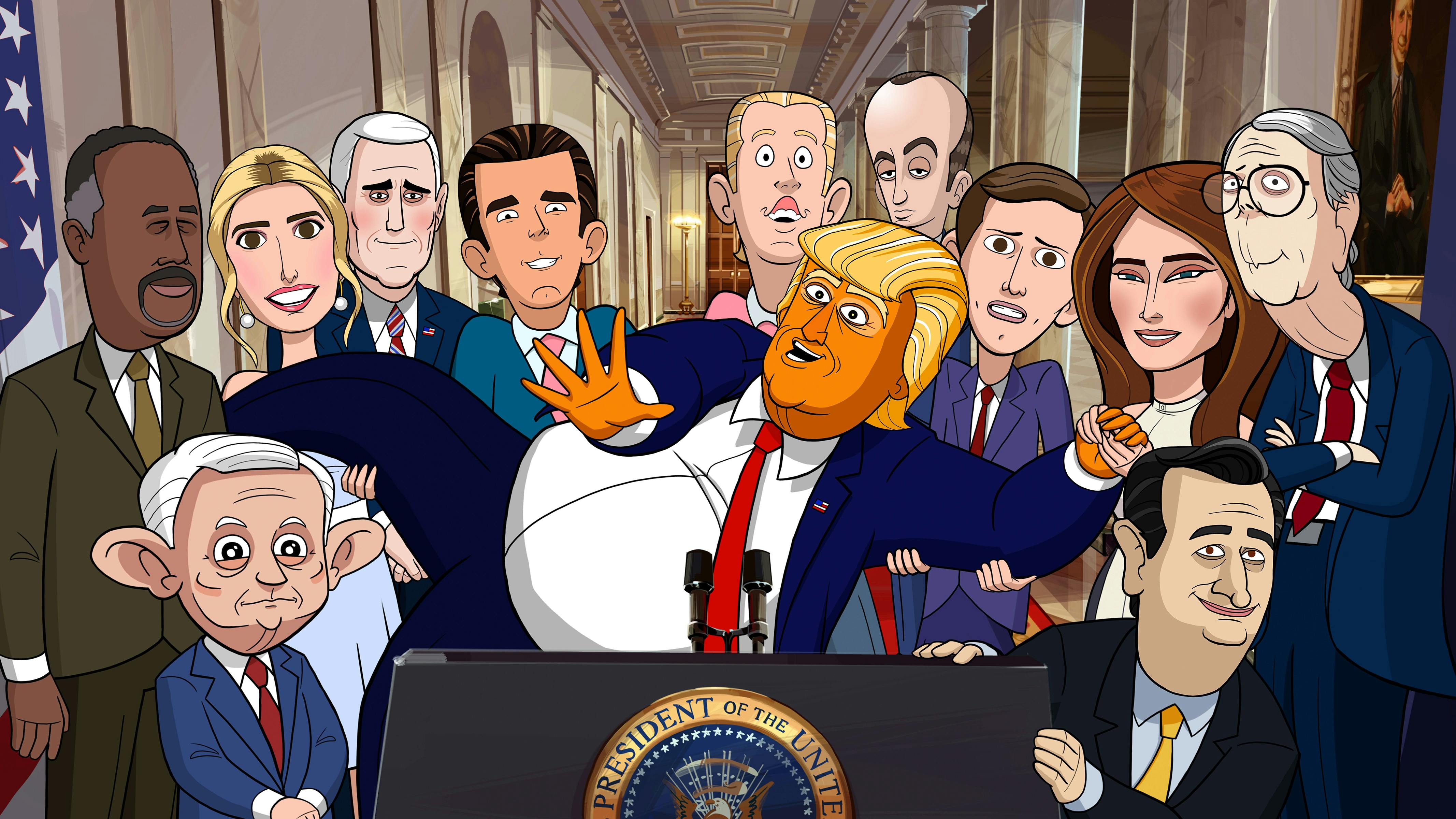 Image for the February CraveTV Highlights: From Stephen Colbert, New SHOWTIME® Series OUR CARTOON PRESIDENT Takes on Trump, Plus Hit Starz series BLACK SAILS Begins Streaming press release
