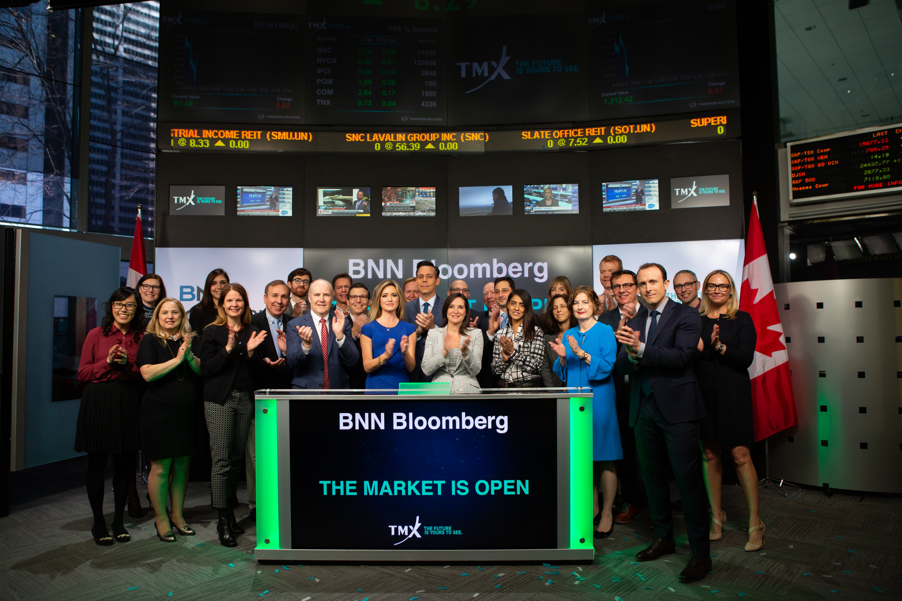 BNN Bloomberg Celebrates Launch By Opening Toronto Stock Exchange ...