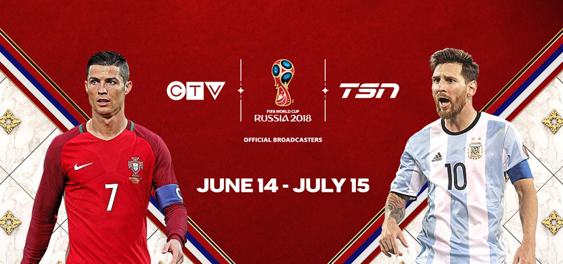 CTV and TSN Announce 2018 FIFA WORLD CUP RUSSIA™ Broadcast Schedule