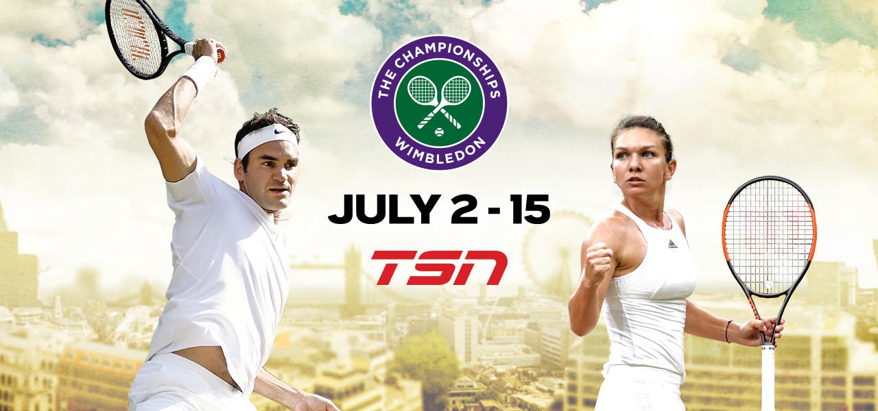 Image for the Strawberries, Cream, and Live Multi-Court Coverage as TSN Serves Up WIMBLEDON, Beginning July 2 press release