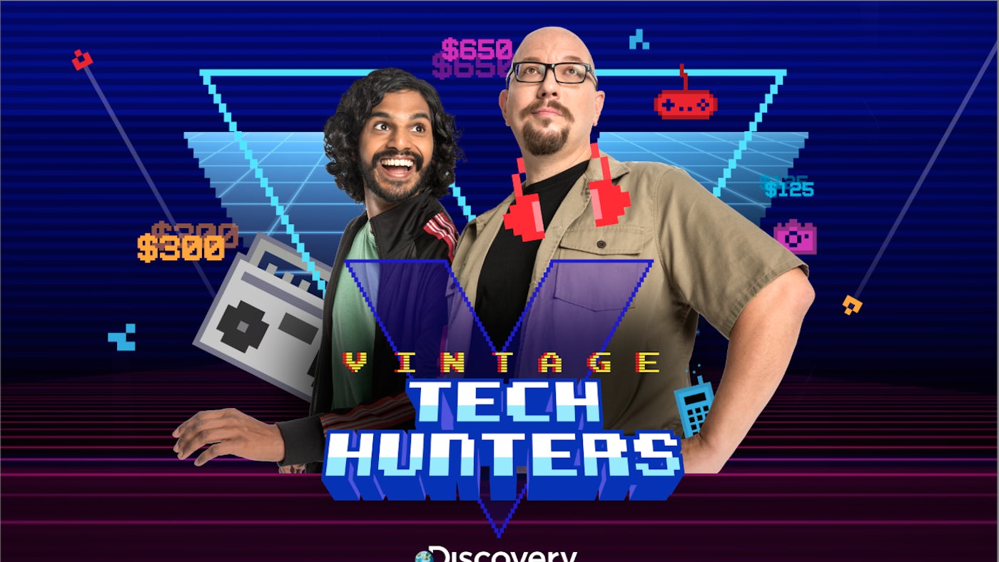 Image for the Discovery’s Newest Original Canadian Series VINTAGE TECH HUNTERS Unearths Retro Technology and Rare Pop Culture Treasures, Premiering Nov. 5 press release