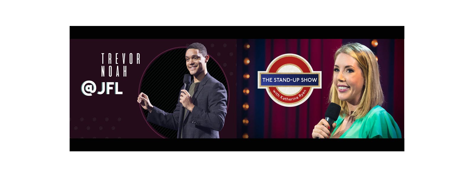 Image for the The Comedy Network is Home to New Big Ticket, Exclusive Original Stand-Up Specials and Series with Hosts TREVOR NOAH and KATHERINE RYAN, Beginning January 8 press release