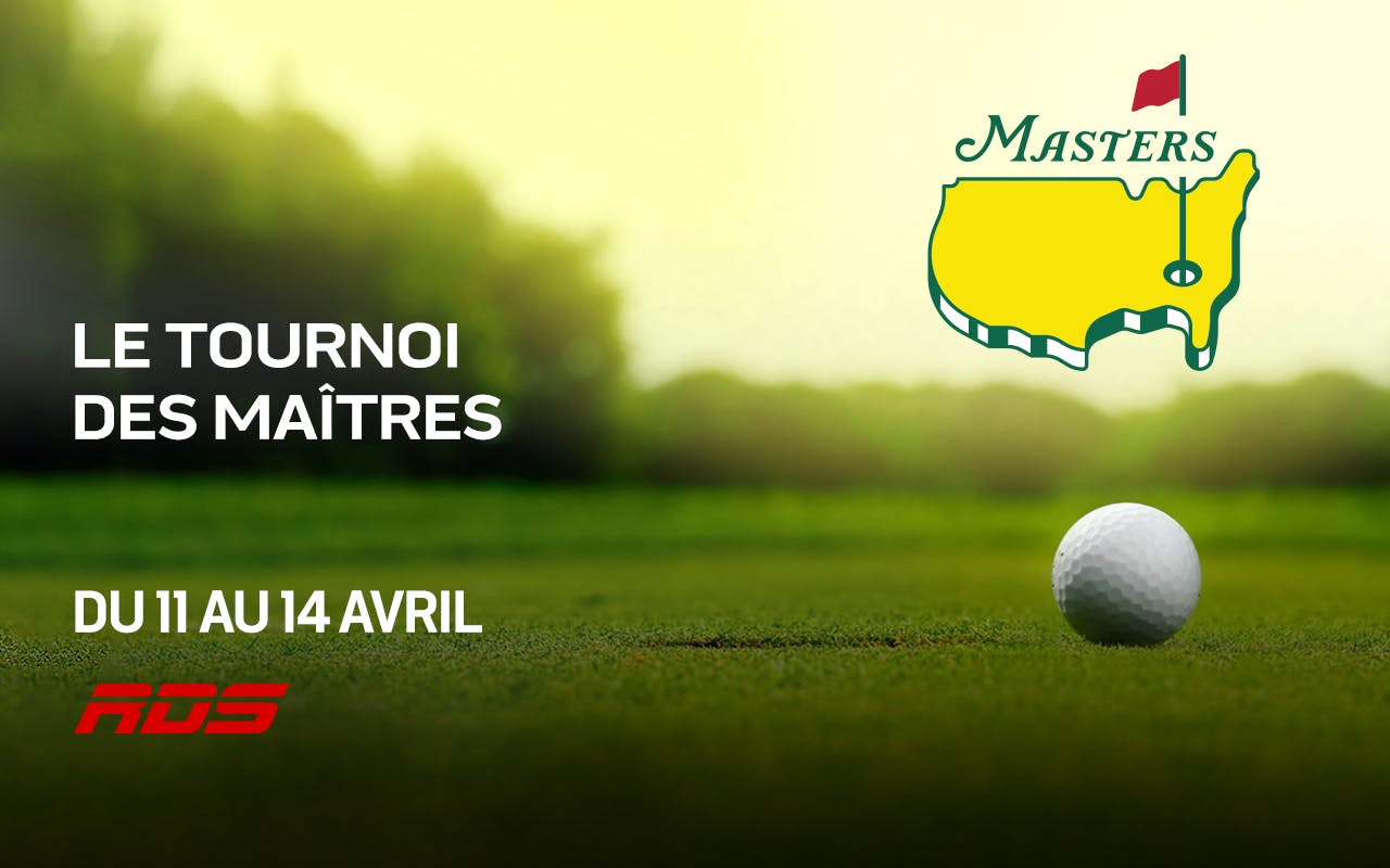 Image en vedette de l'article RDS présente le TOURNOI DES MAÎTRES du 11 au 14 avril