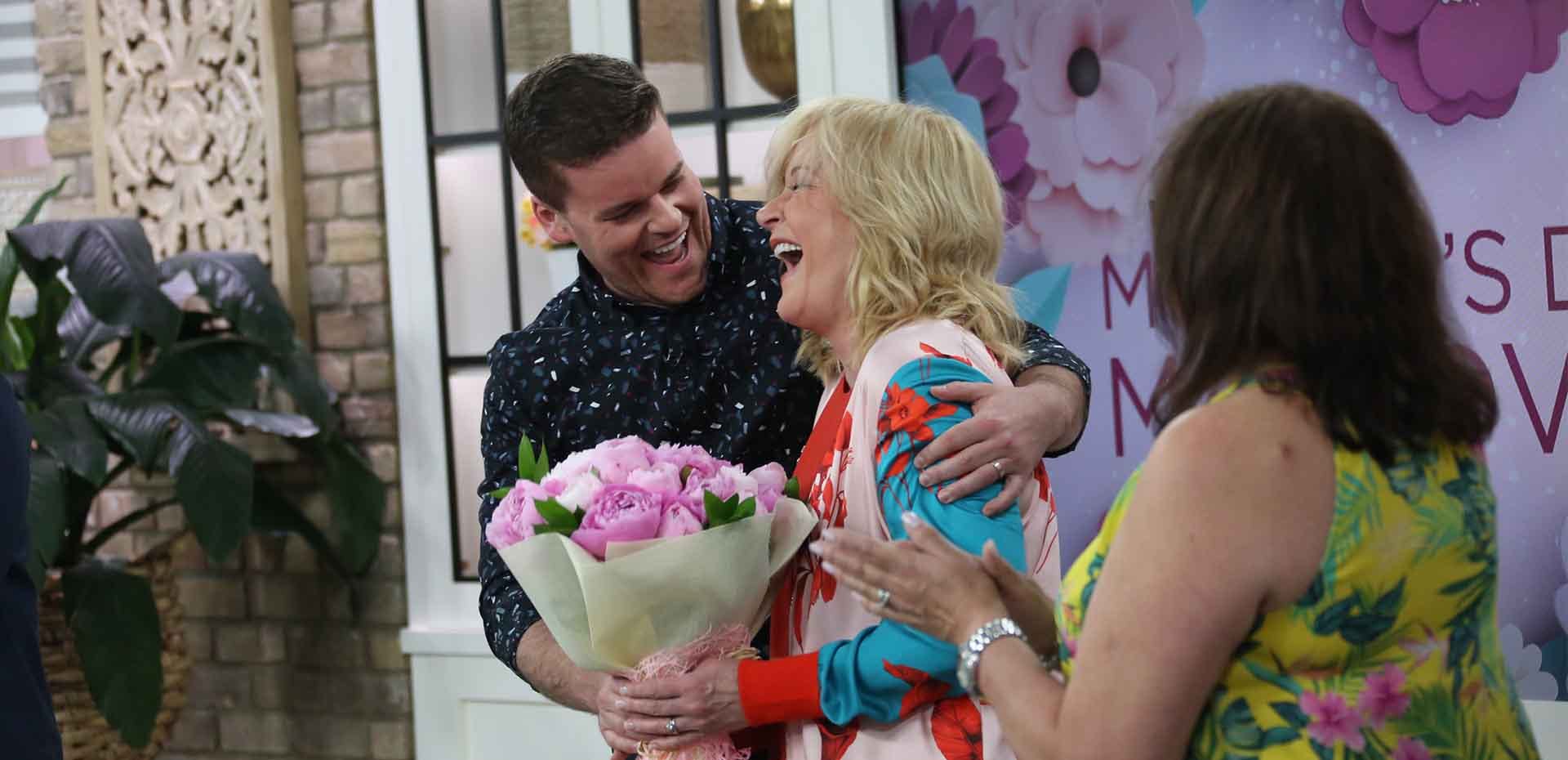 Image for the Adam Wylde Surprises Mom, Marilyn Denis, Live On-Camera for Mother’s Day press release