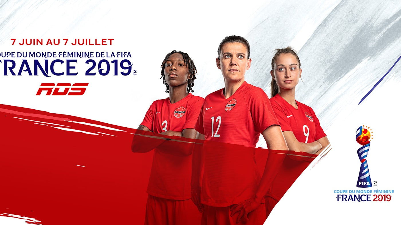 Image en vedette de l'article RDS présente la COUPE DU MONDE FÉMININE DE LA FIFA, FRANCE 2019™ du 7 juin au 7 juillet