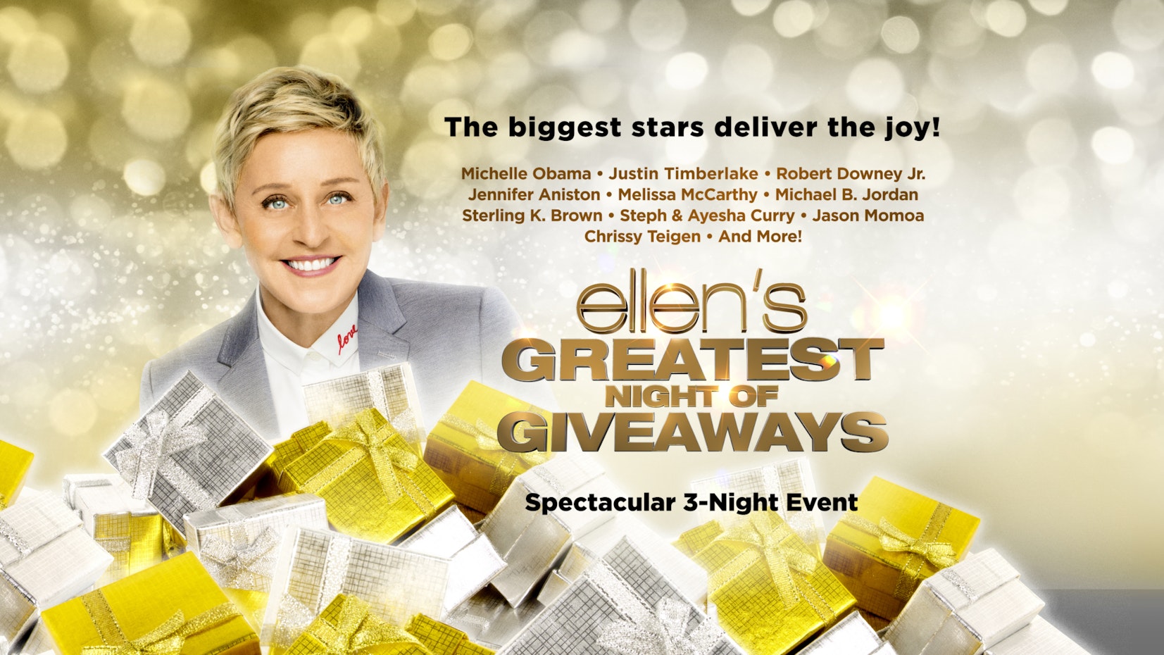 Ellens Greatest Night Of Giveaways Bell Media