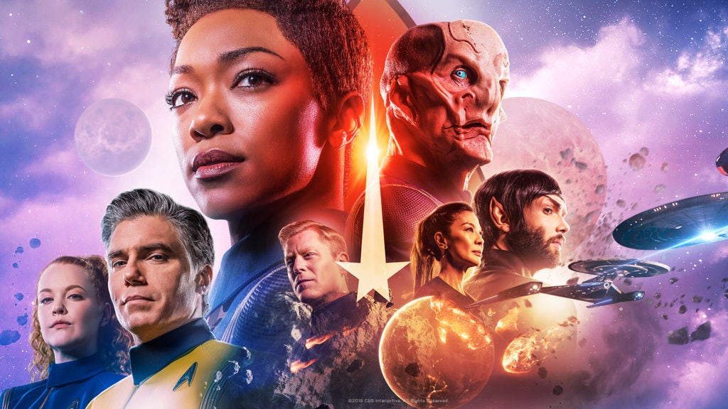 Star Trek : Discovery affiche présentant les acteurs