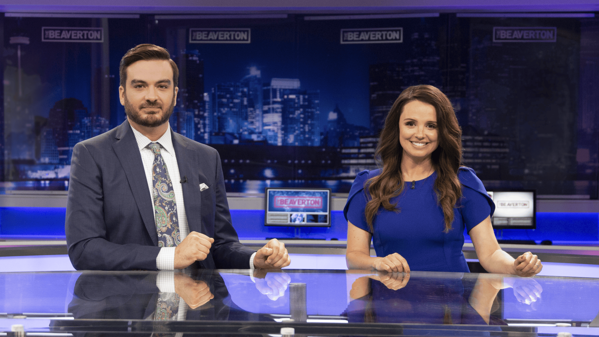 Image for the Emma Hunter and Miguel Rivas Promise ‘A Party About the Parties’ with THE BEAVERTON MOCKS THE VOTE press release