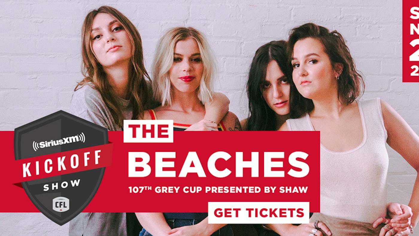 Image for the This Just In: THE BEACHES SET TO ROCK CALGARY FOR THE SIRIUSXM KICKOFF SHOW AT THE 107TH GREY CUP PRESENTED BY SHAW press release