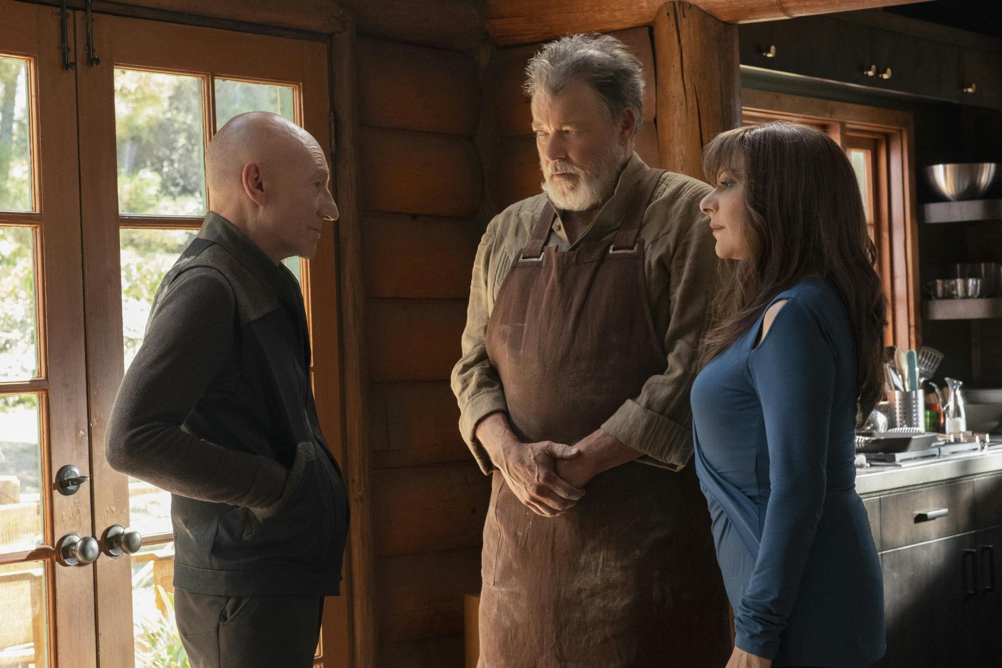 Image for the Jonathan Frakes and Marina Sirtis Discuss Returning to Their Iconic Roles as Riker and Troi in a Fresh Way on STAR TREK: PICARD press release