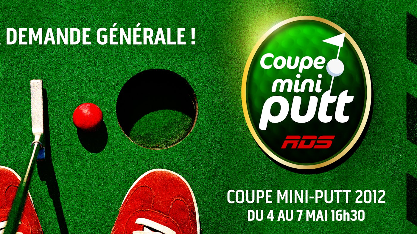 Image en vedette de l'article À la demande (quasi) générale ! RDS présente LA COUPE MINI-PUTT 2012 du 4 au 7 mai