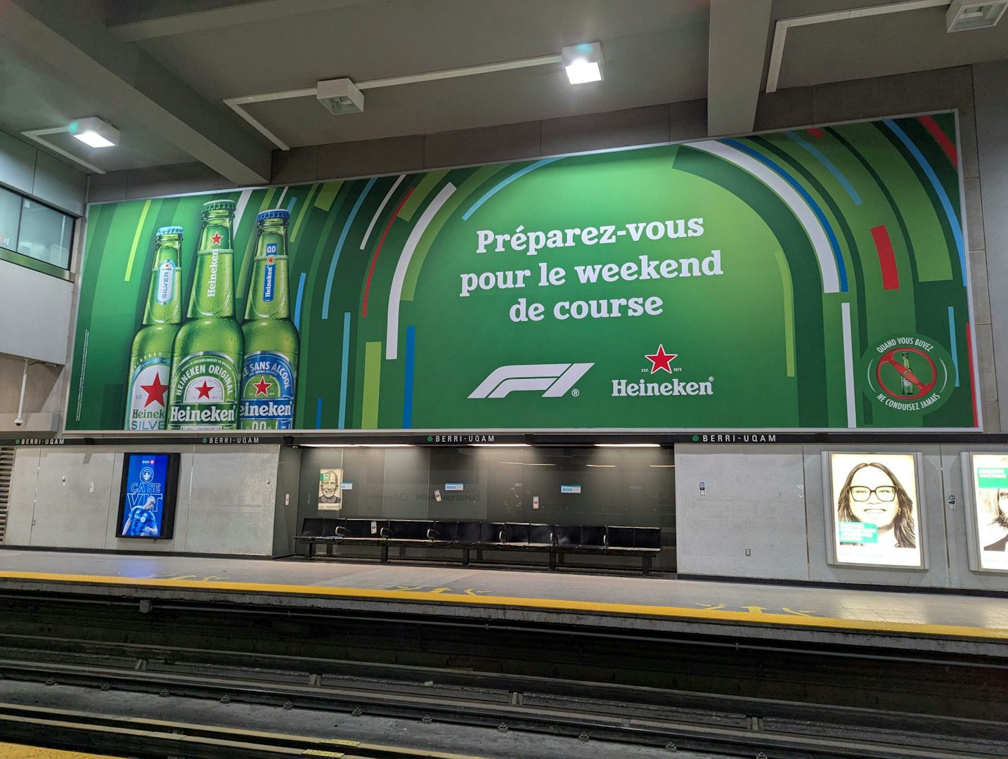 Metro Mural - Heineken Ad