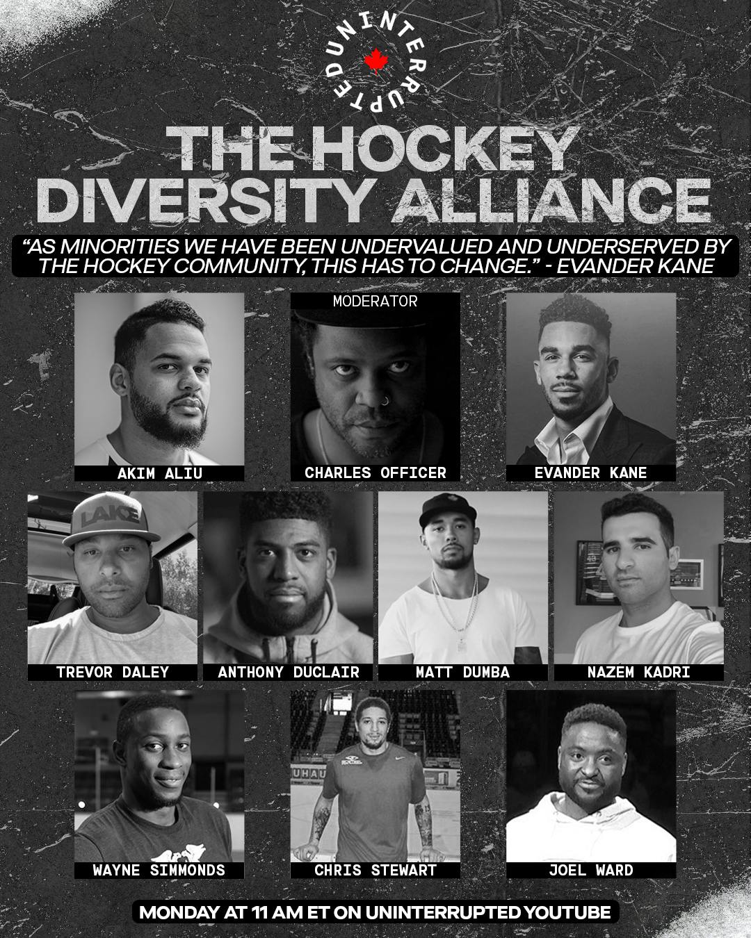 Image for the UNINTERRUPTED CANADA PRESENTS: THE HOCKEY DIVERSITY ALLIANCE – THE BEGINNING press release