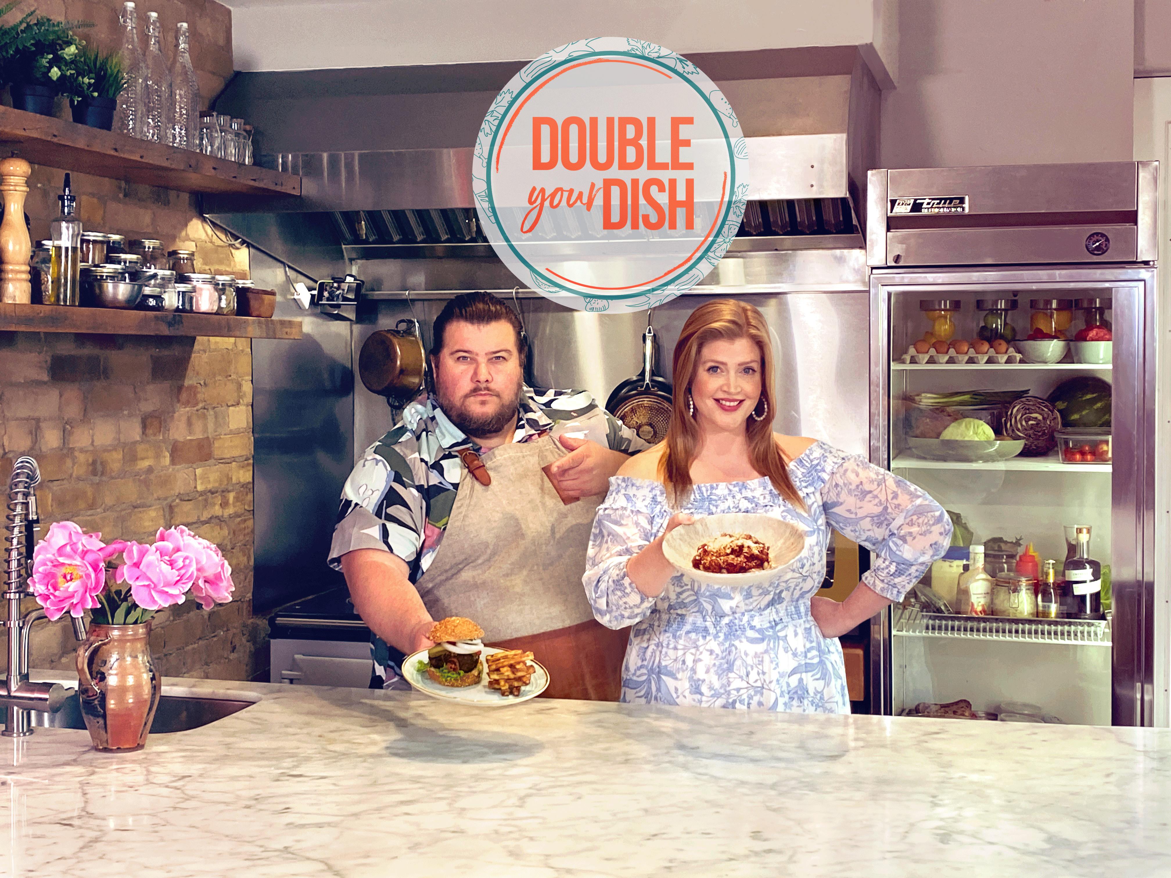 Image for the Chef Rodney Bowers and Meredith Shaw Set Up the Self-Shot DOUBLE YOUR DISH: ‘We’re Really Making It In This Time, For This Time’ press release