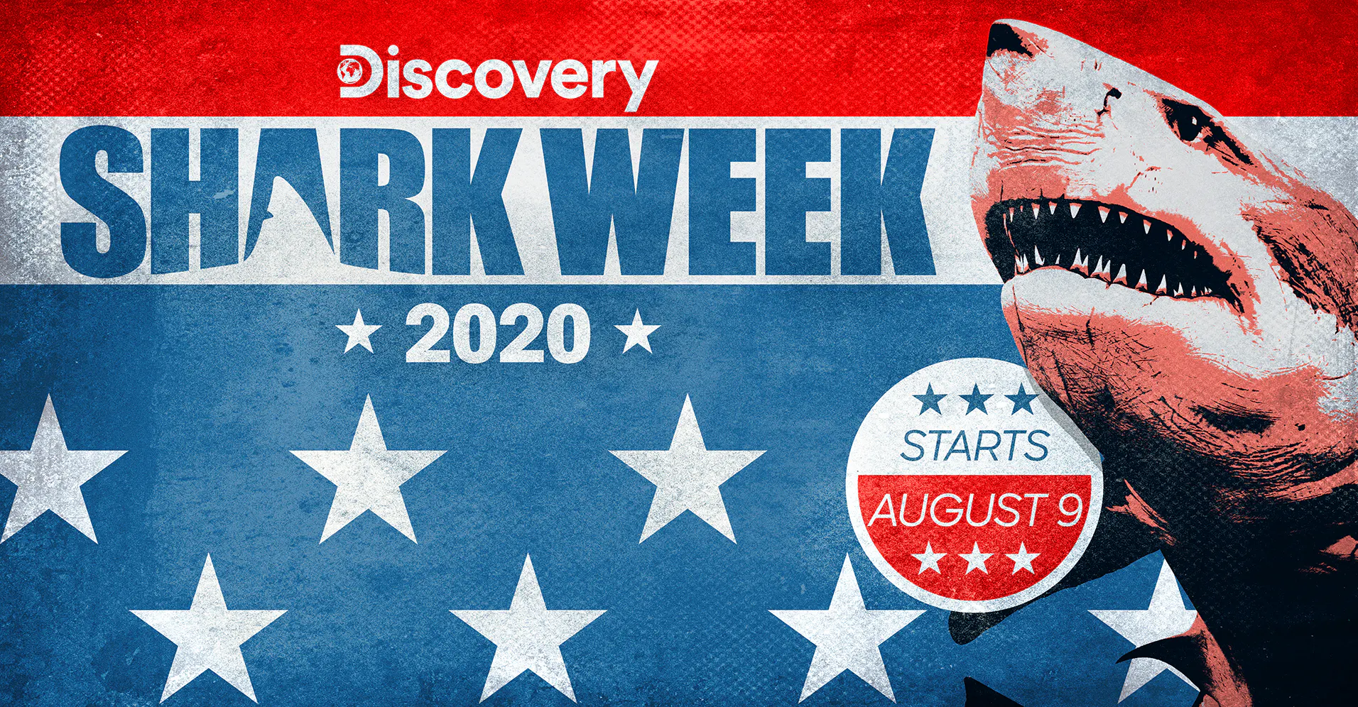 Image for the SHARK WEEK 2020 Programming press release