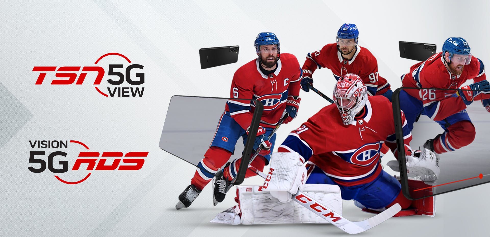 Image en vedette de l'article RDS et TSN lancent une expérience immersive 5G qui permet aux amateurs de hockey de contrôler l’angle de vue sur chaque jeu