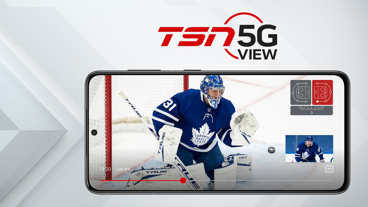 Image for the TSN 5G View Launches in Toronto, Letting Maple Leafs Fans Control the Angle on Every Play press release