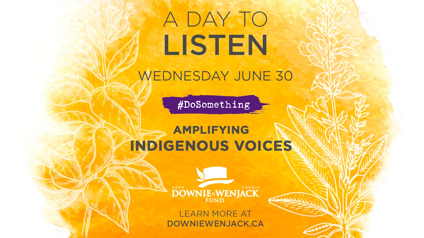 Image for the Canadian Radio Broadcasters Join Together to Amplify Indigenous Voices with A DAY TO LISTEN, June 30 press release