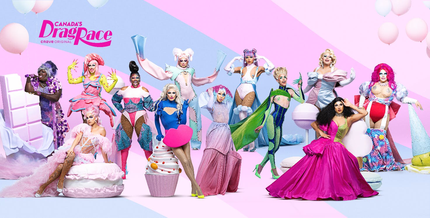 Image en vedette de l'article Let’s Werk! La distribution de la saison 2 de CANADA’S DRAG RACE : QUE LA MEILLEURE GAGNE est révélée. # # # La série originale de Crave sera de retour le 14 octobre