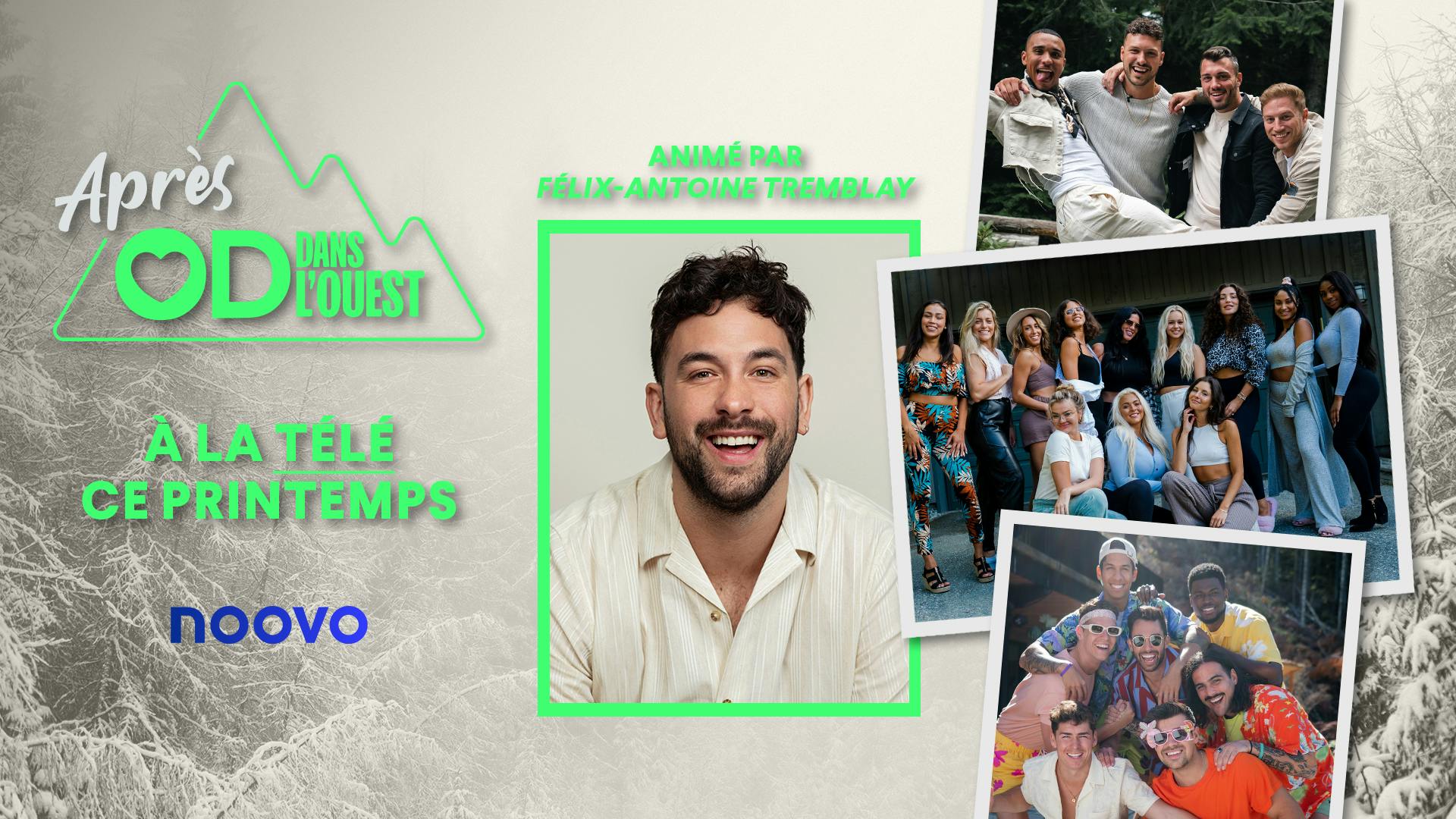 Image en vedette de l'article Félix-Antoine Tremblay anime APRÈS OD DANS L’OUEST ce printemps à la télé sur Noovo!