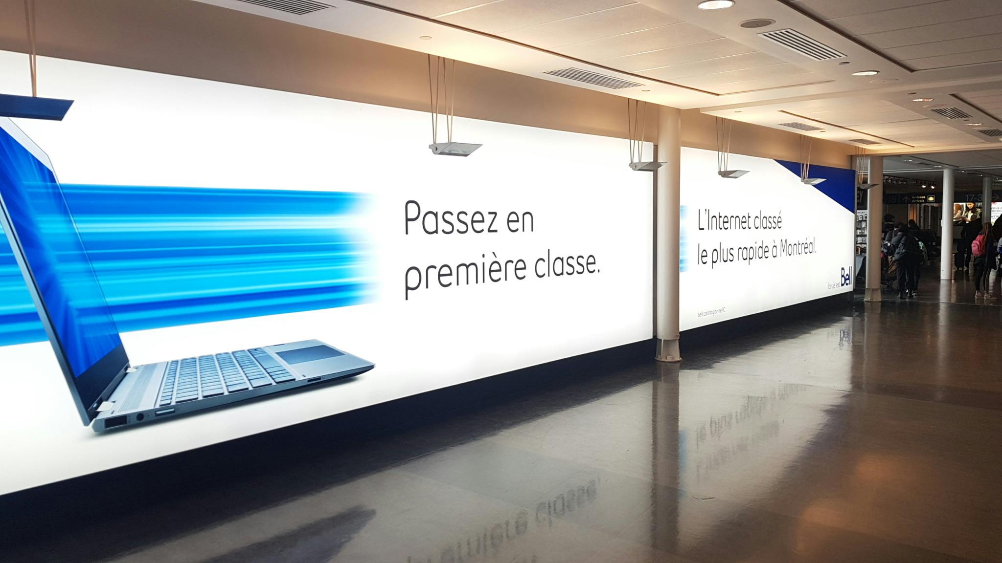 Image en vedette de l'article Astral Affichage prolonge son engagement à long terme avec l’aéroport international Montréal-Trudeau