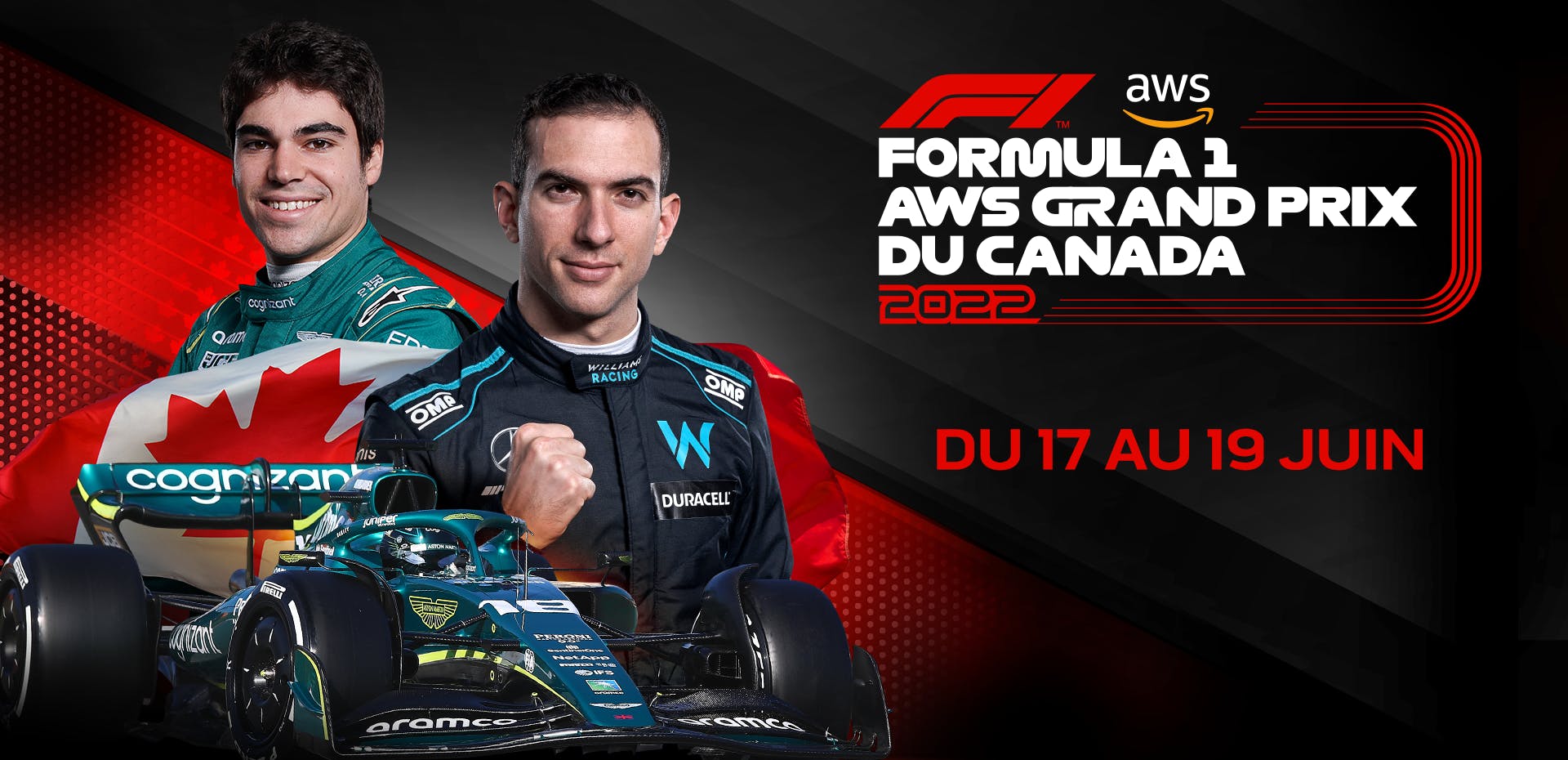 Image en vedette de l'article RDS et Noovo présentent le FORMULA 1 GRAND PRIX AWS DU CANADA 2022 du 17 au 19 juin