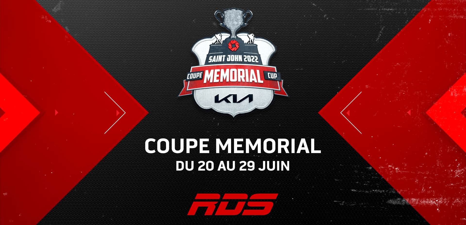 Image en vedette de l'article RDS présente la COUPE MEMORIAL 2022 PRÉSENTÉE PAR KIA du 20 au 29 juin