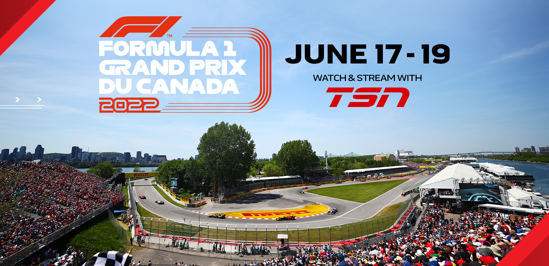 TSN Delivers Extensive Coverage of the Biggest Weekend of Racing in Canada, the FORMULA 1® CANADIAN GRAND PRIX 2022, June 17-19
