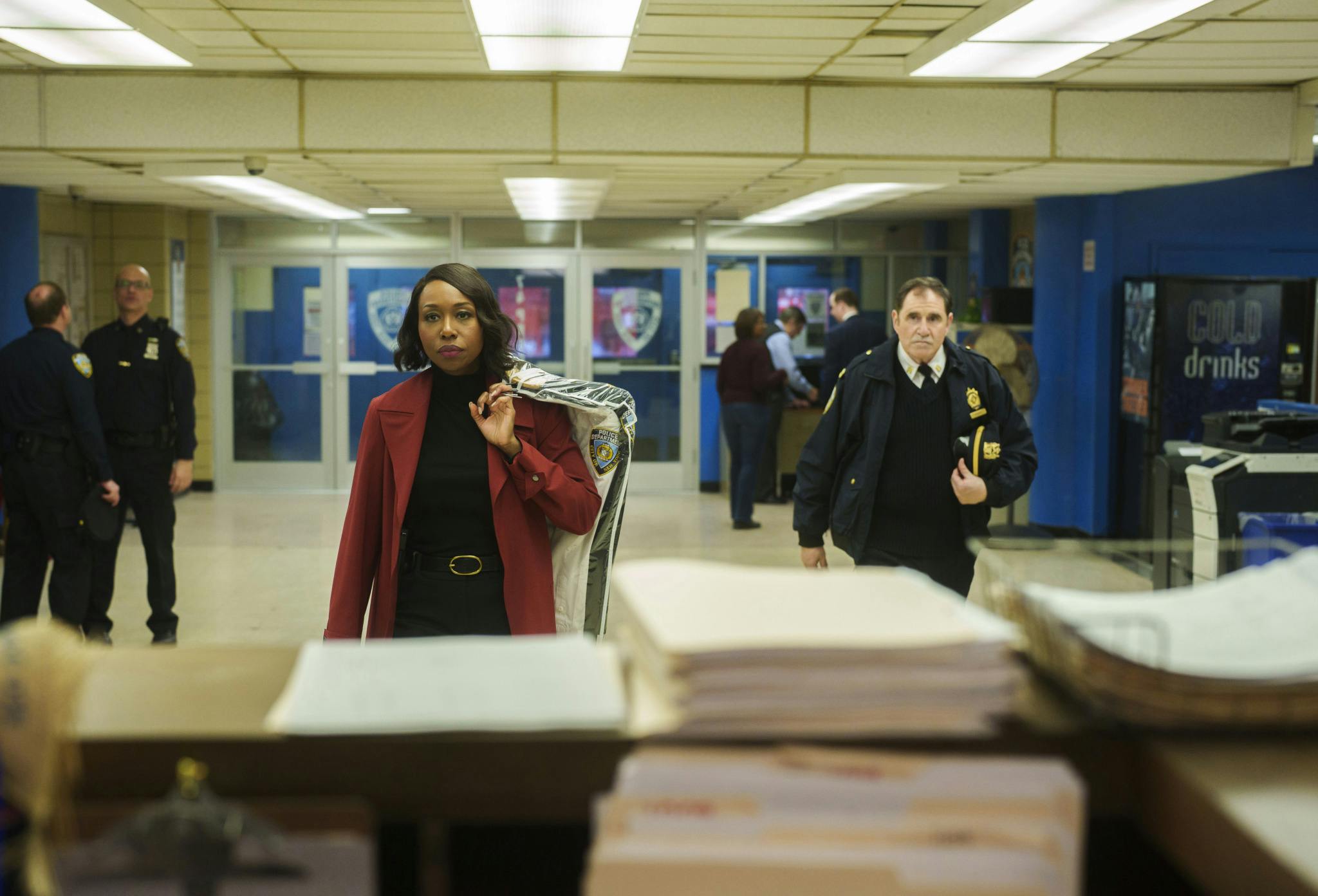Image for the The Police Have a New Boss in EAST NEW YORK, and Amanda Warren’s No-Nonsense Character Knows She Must Turn Heads Fast press release
