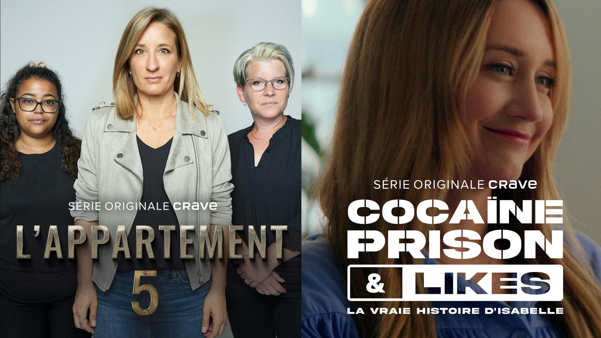 Image en vedette de l'article L’APPARTEMENT 5 et COCAÏNE, PRISON & LIKES : LA VRAIE HISTOIRE D’ISABELLE : deux séries documentaires originales enlevantes disponibles sur Crave