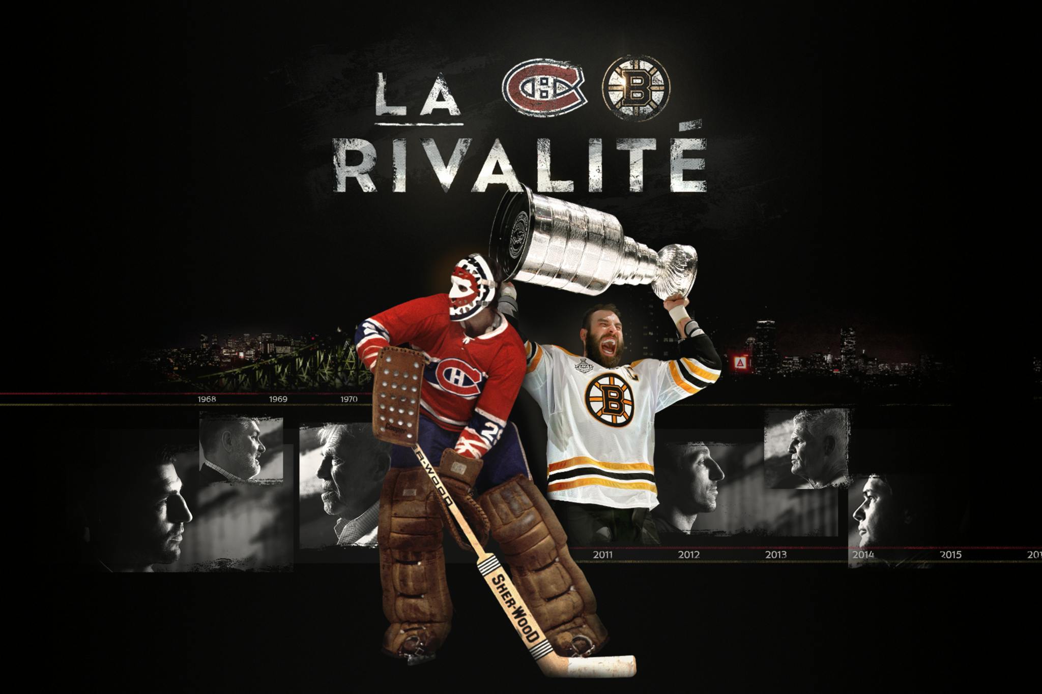 Image en vedette de l'article 25 ANS D’ÉMOTIONS « LA RIVALITÉ CANADIENS-BRUINS »