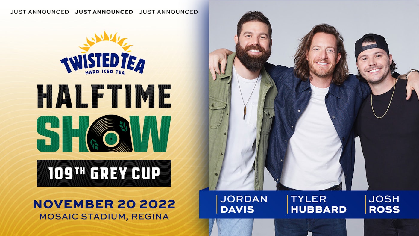 Country All-Stars Unite For Twisted Tea Grey Cup Halftime Show - Bell Media