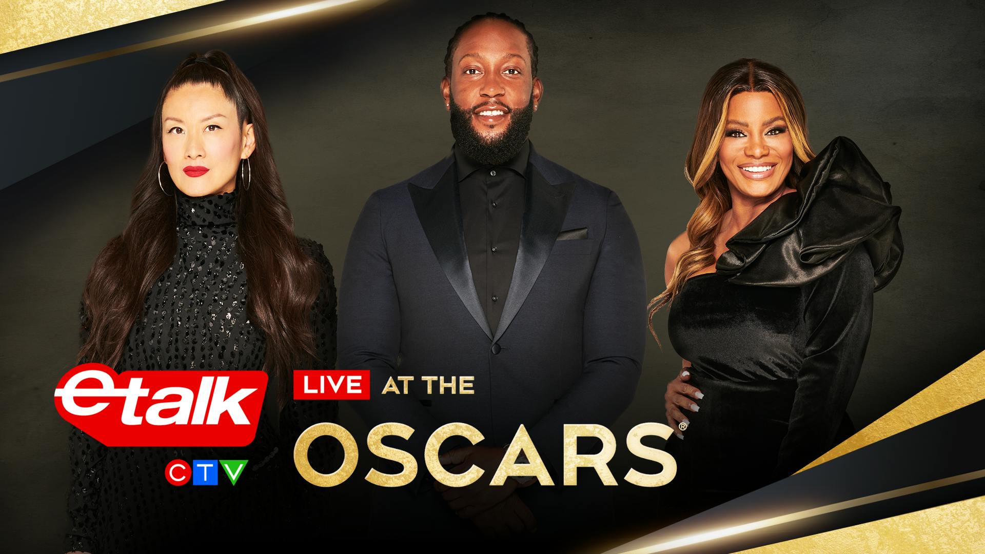 Image for the ETALK LIVE AT THE OSCARS® Returns to the Biggest Red Carpet in Television, March 12 on CTV press release