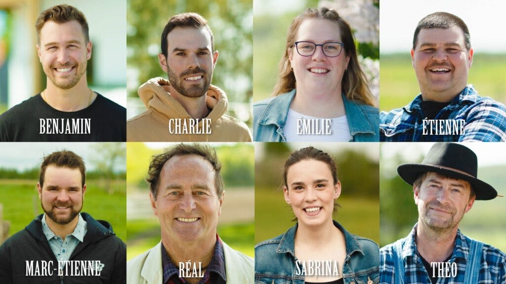 Mosaique 8 agriculteurs_L'amour est dans le pré